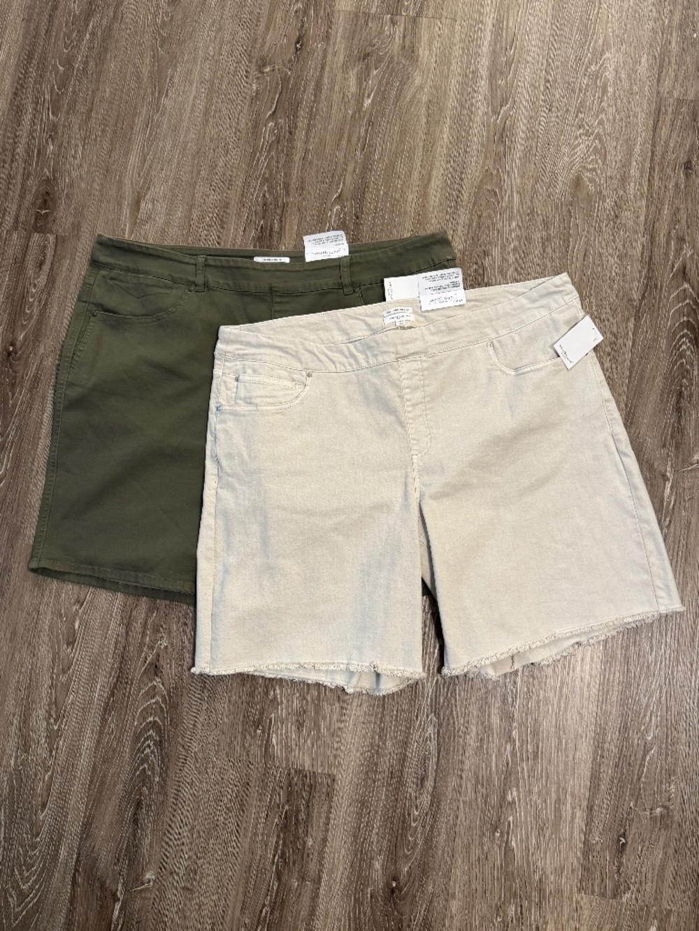Westbound Woman Shorts Bundle 2 PAIR - Bermuda "The High Rise" Size 24W - NWT